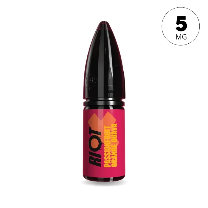 Passionfruit Orange & Guava Riot X Nic Salt E-Liquid by Riot Squad
