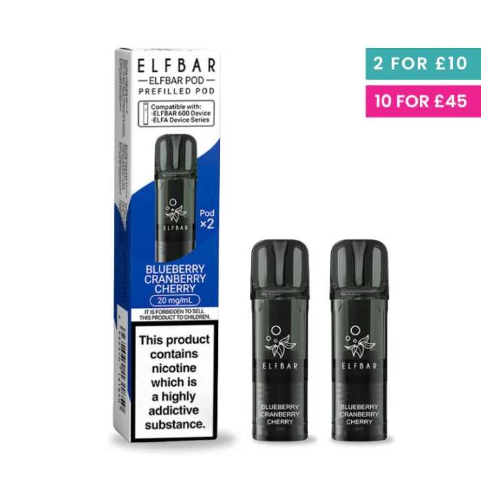 Blueberry Cherry Cranberry - Elf Bar 600 Pre-Filled Pods