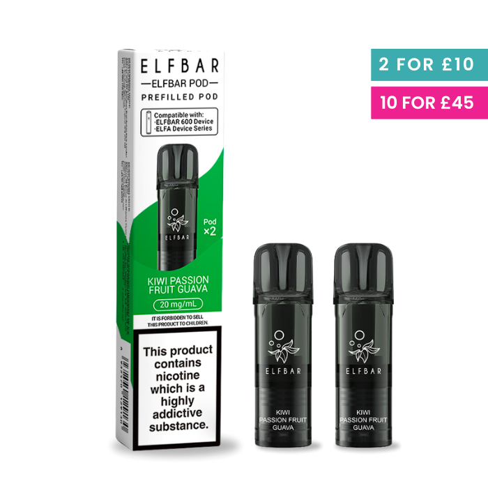 Kiwi Passion Fruit Guava - Elf Bar 600 Pre-Filled Pods