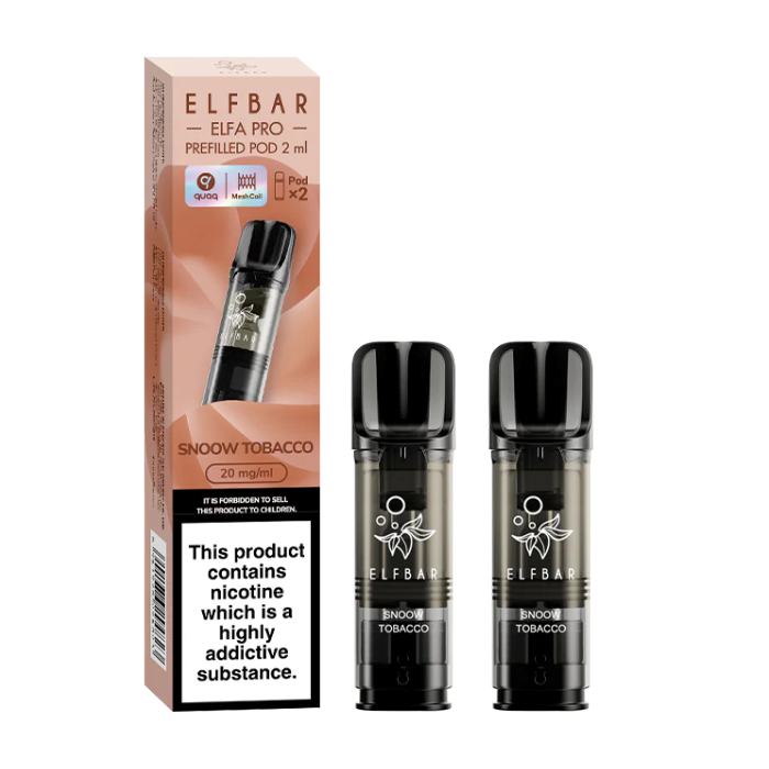 Snoow Tobacco (Cream Tobacco) - Elf Bar 600 Pre-Filled Pods