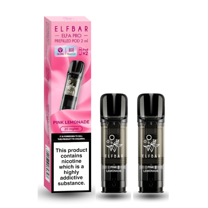 Pink Lemonade - Elfa Pro Pods By Elf Bar