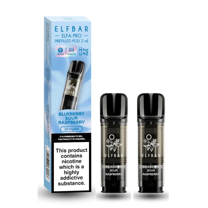 Blueberry Sour Raspberry - Elfa Pro Pods By Elf Bar