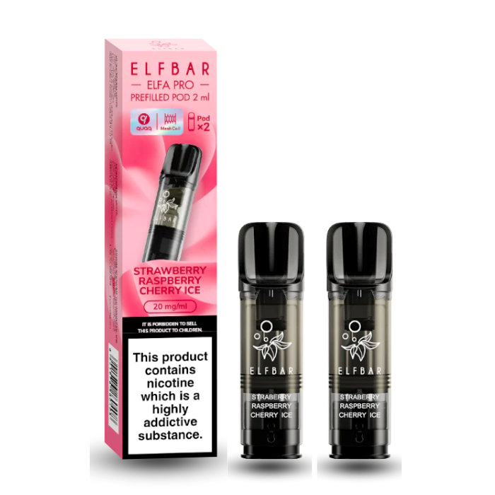 Strawberry Raspberry Cherry - Elfa Pro Pods By Elf Bar