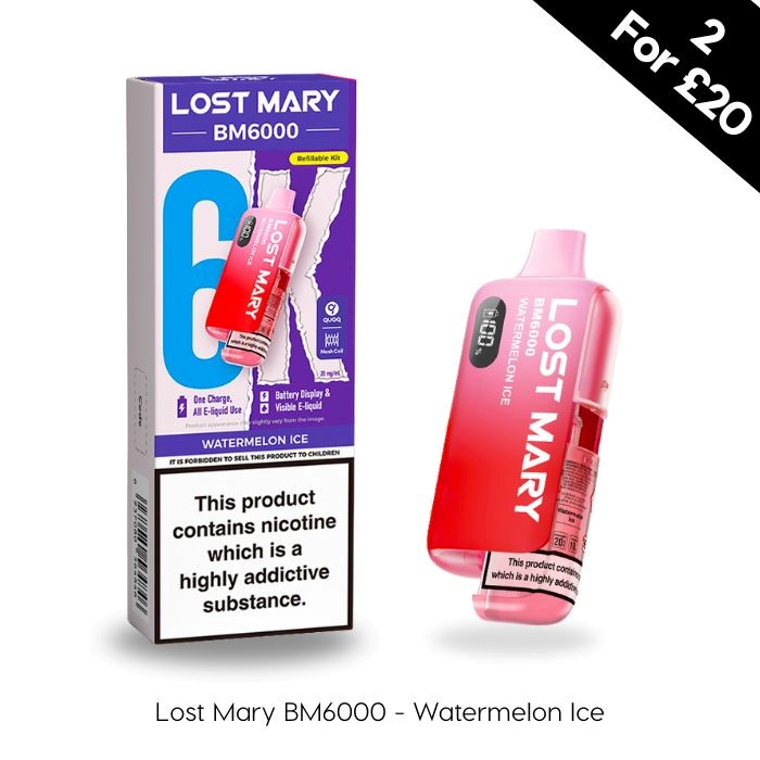 Watermelon Ice - Lost Mary BM6000 Prefilled Kit