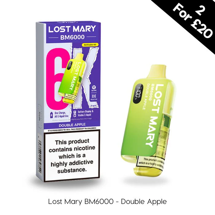 Double Apple- Lost Mary BM6000 Prefilled Kit
