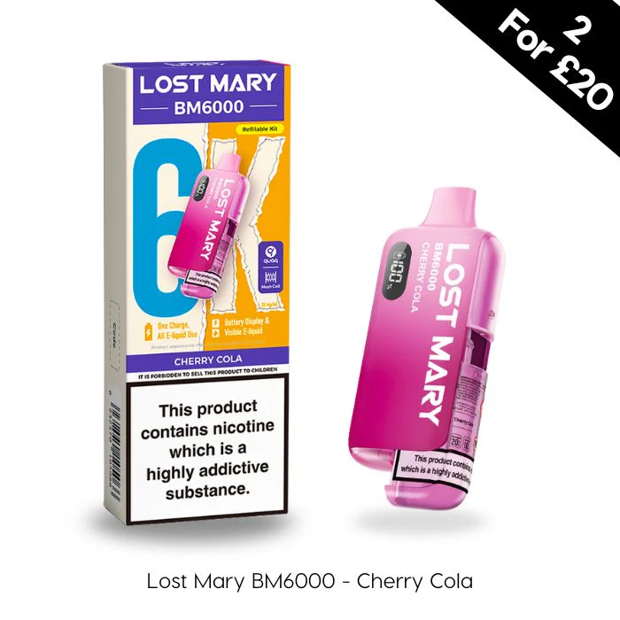 Cherry Cola - Lost Mary BM6000 Prefilled Kit