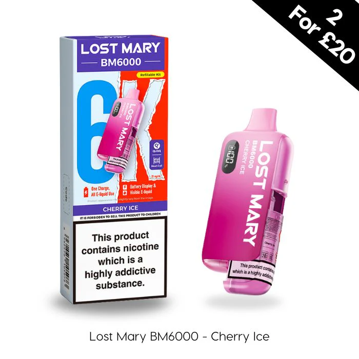 Cherry Ice - Lost Mary BM6000 Prefilled Kit