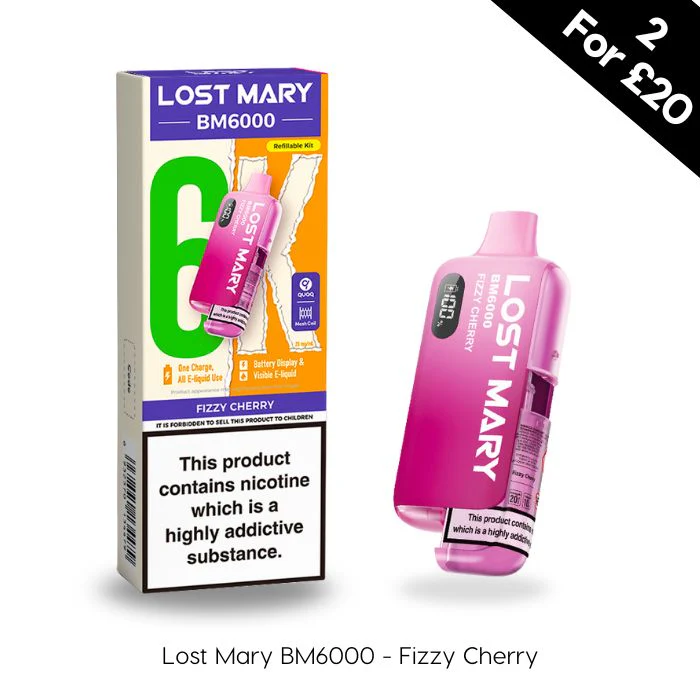 Fizzy Cherry - Lost Mary BM6000 Prefilled Kit