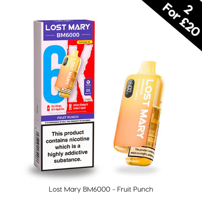 Fruit Punch - Lost Mary BM6000 Prefilled Kit