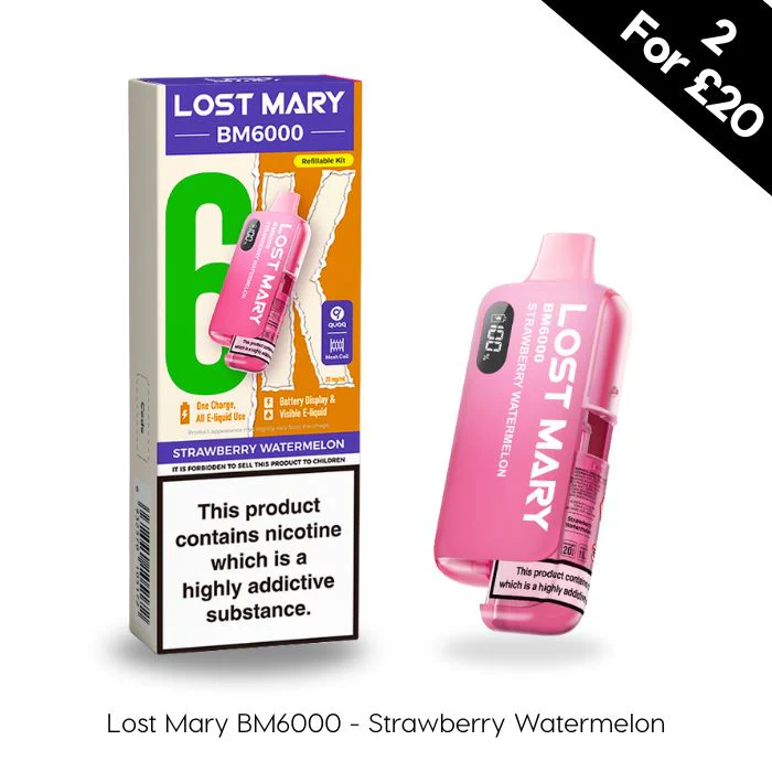 Strawberry Watermelon - Lost Mary BM6000 Prefilled Pod Kit