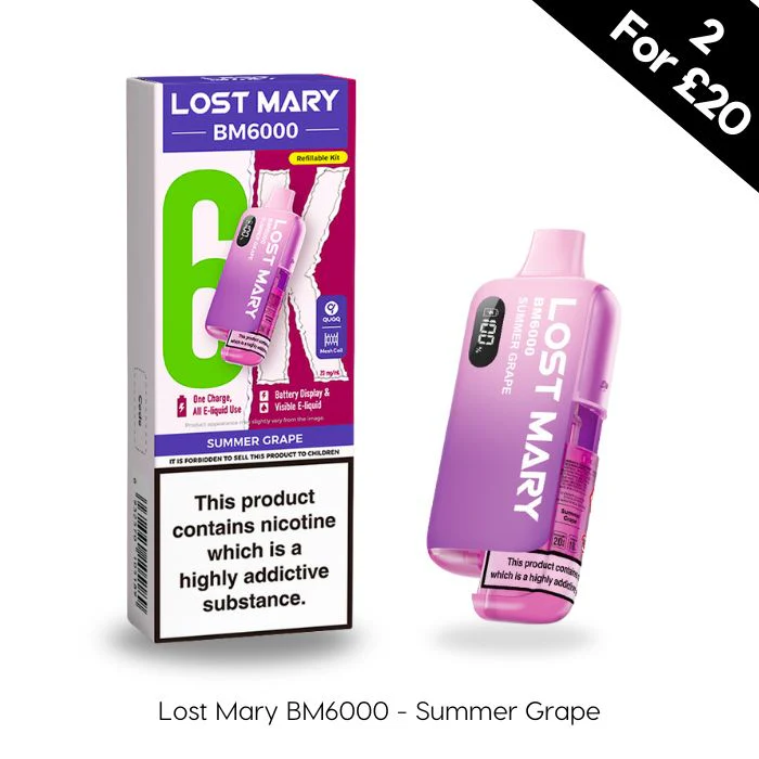 Summer Grape - Lost Mary BM6000 Prefilled Pod Kit