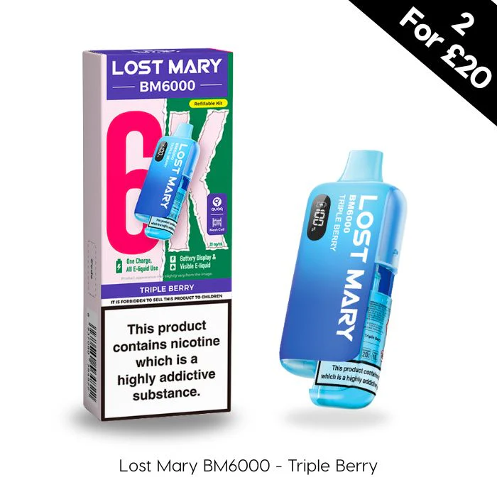 Triple Berry - Lost Mary BM6000 Prefilled Pod Kit
