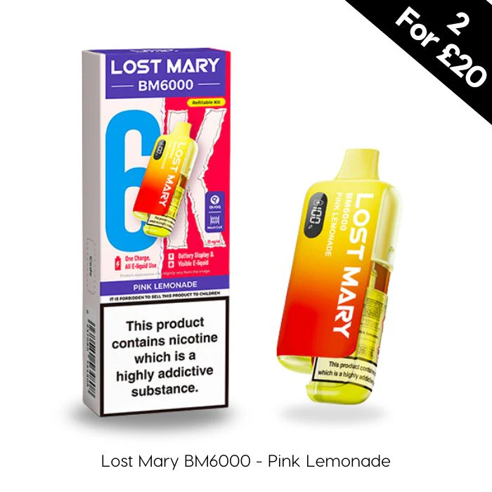 Pink Lemonade - Lost Mary BM6000 Prefilled Kit
