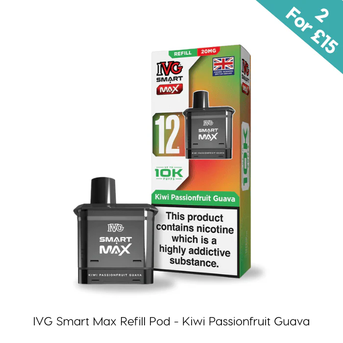 Kiwi Passionfruit Guava - IVG Smart Max 10K Refill Pod