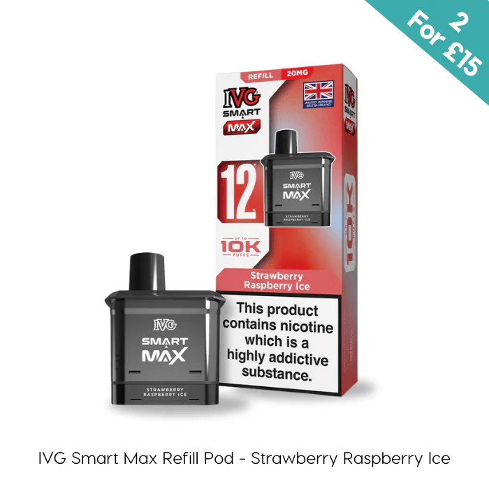 Strawberry Raspberry Ice - IVG Smart Max 10K Refill Pod