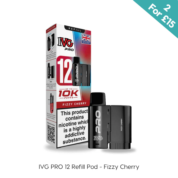 Fizzy Cherry - IVG PRO 12 Pods
