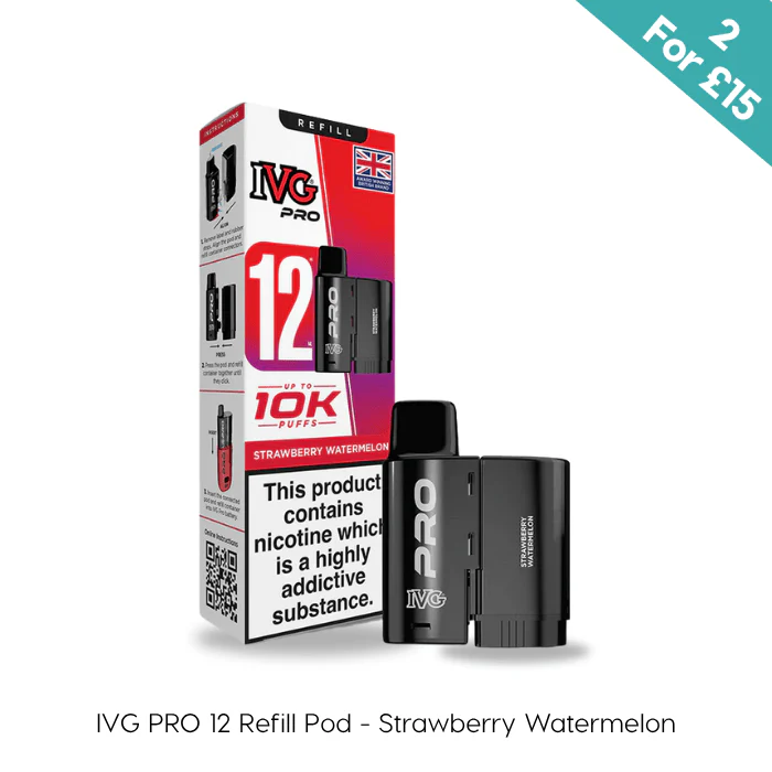Strawberry Watermelon - IVG PRO 12 Pods