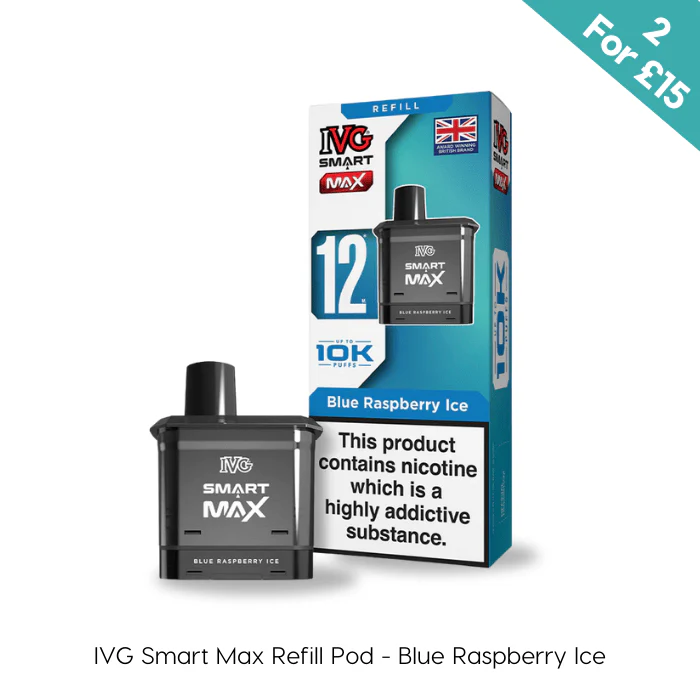 Blue Raspberry Ice - IVG Smart Max 10K Refill Pod