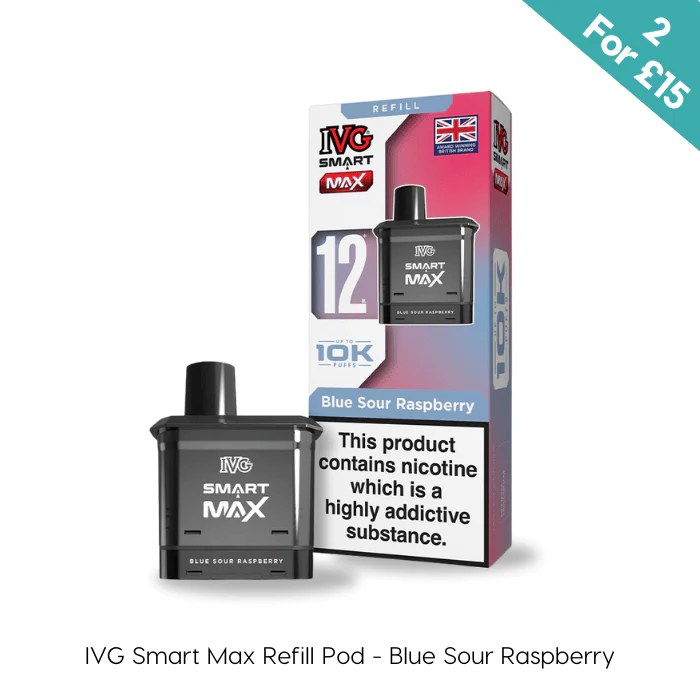 Blue Sour Raspberry - IVG Smart Max 10K Refill Pod