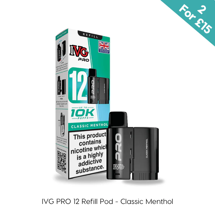Classic Menthol - IVG PRO 12 Pods