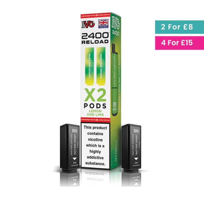 Lemon Lime - IVG 2400 Reload 2-in-1 Prefilled PODS