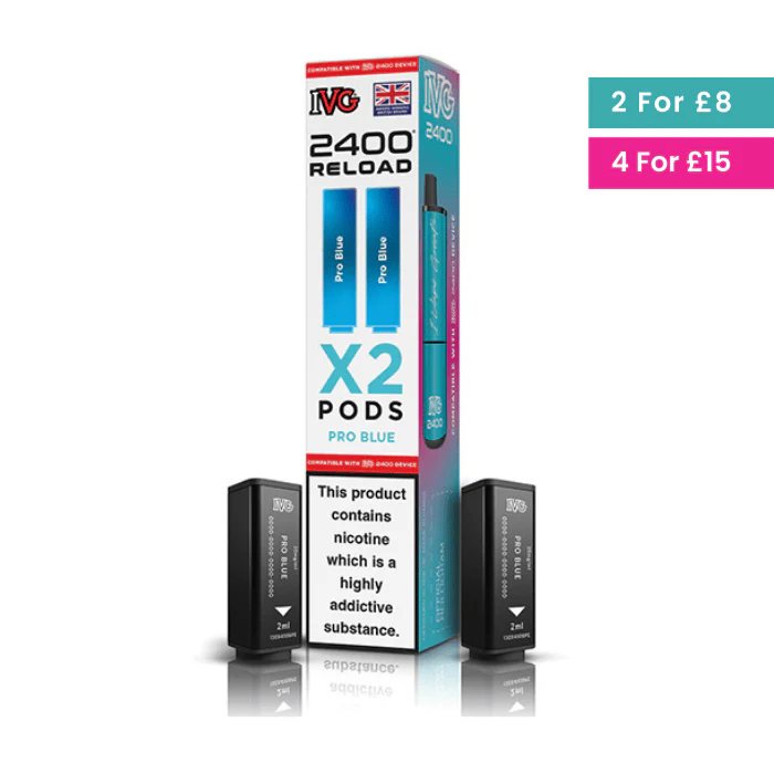 Pro Blue - IVG 2400 Reload 2-in-1 Prefilled PODS