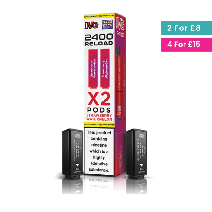 Strawberry Watermelon - IVG 2400 Reload 2-in-1 Prefilled PODS