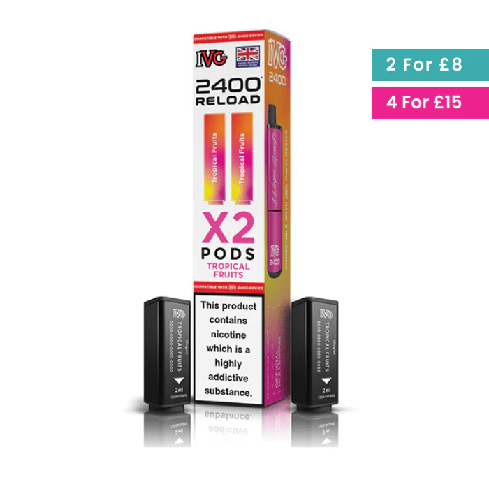 Tropical Fruits - IVG 2400 Reload 2-in-1 Prefilled PODS