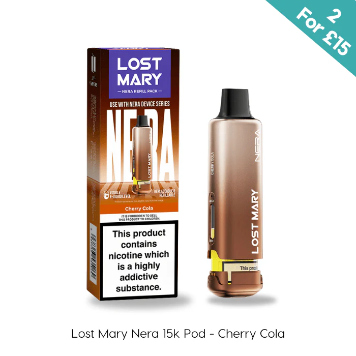 Cherry Cola - Lost Mary Nera 15K Prefilled Pods