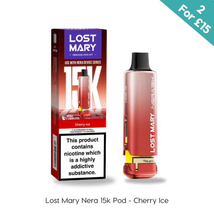 Cherry Ice - Lost Mary Nera 15K Prefilled Pods