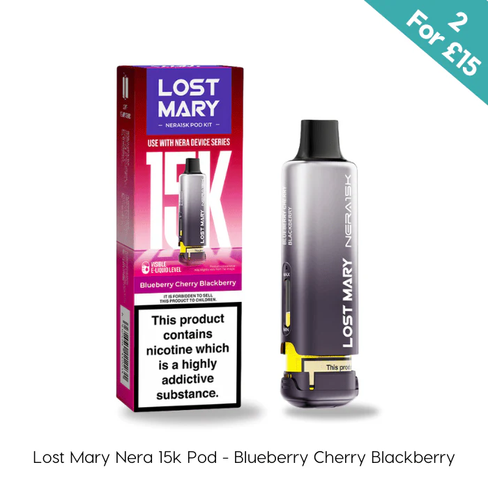 Blueberry Cherry Blackberry - Lost Mary Nera 15K Prefilled Pods