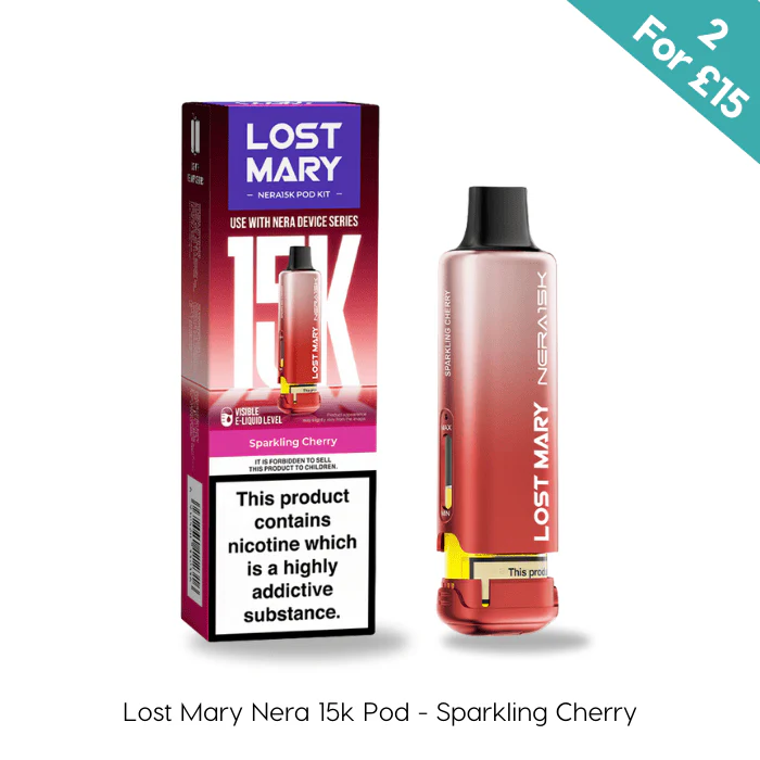 Sparkling Cherry - Lost Mary Nera 15K Prefilled Pods