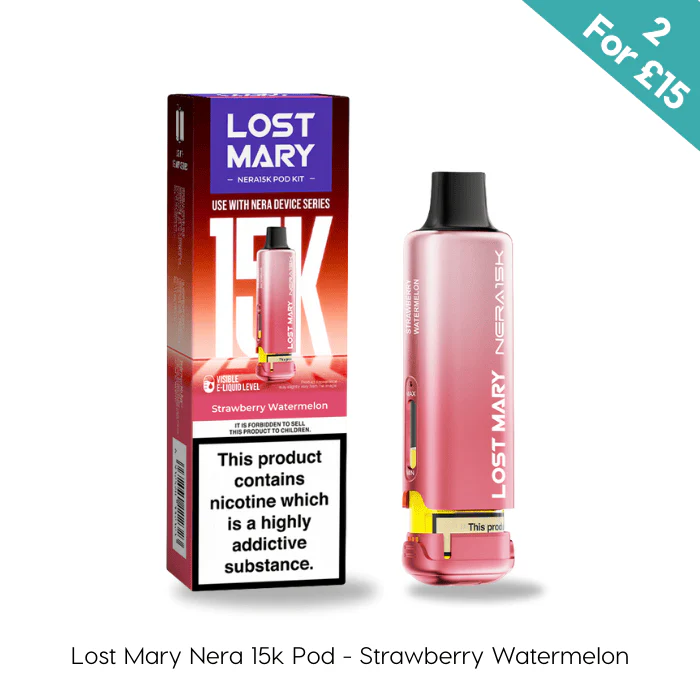 Strawberry Watermelon - Lost Mary Nera 15K Prefilled Pods