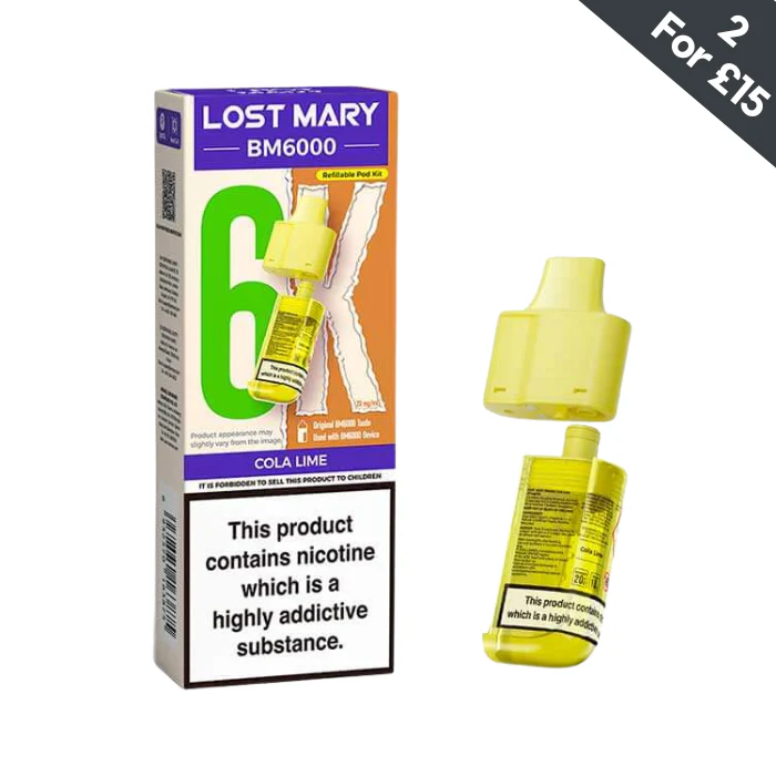 Cola Lime - Lost Mary BM6000 POD