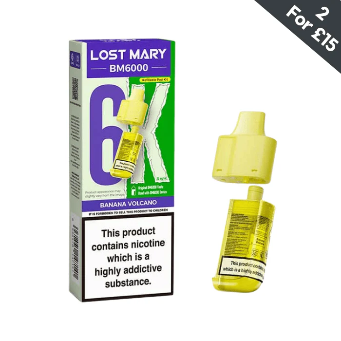 Banana Volcano - Lost Mary BM6000 POD