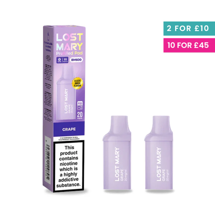 Grape - Lost Mary 600 Prefilled Pods