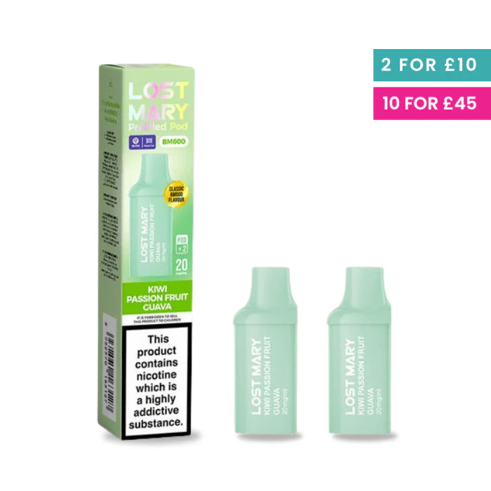 Kiwi Passionfruit Guava - Lost Mary 600 Prefilled Pods