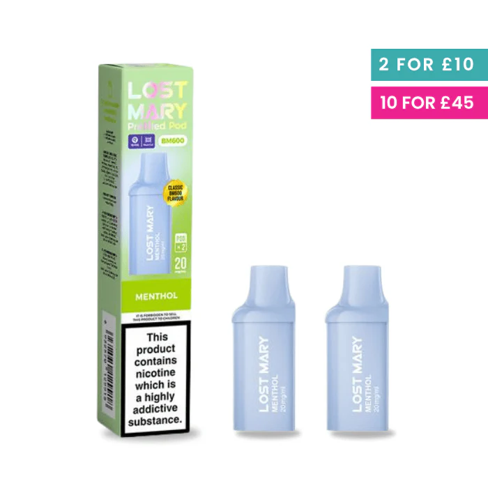 Menthol - Lost Mary 600 Prefilled Pods