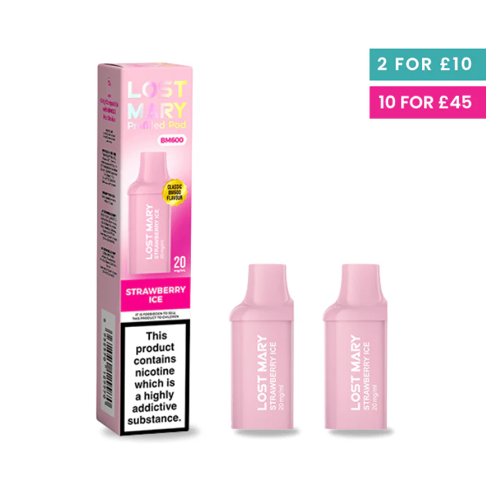 Strawberry Ice - Lost Mary 600 Prefilled Pods