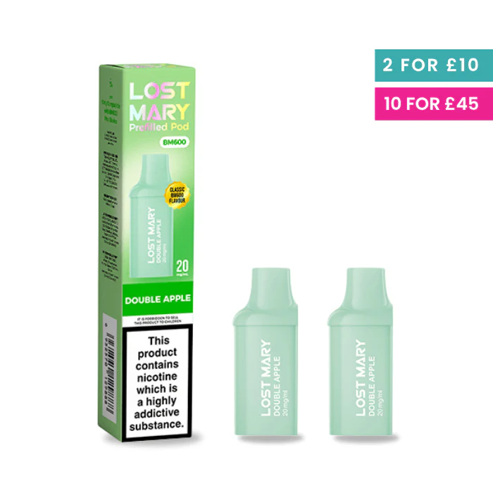 Double Apple - Lost Mary 600 Prefilled Pods