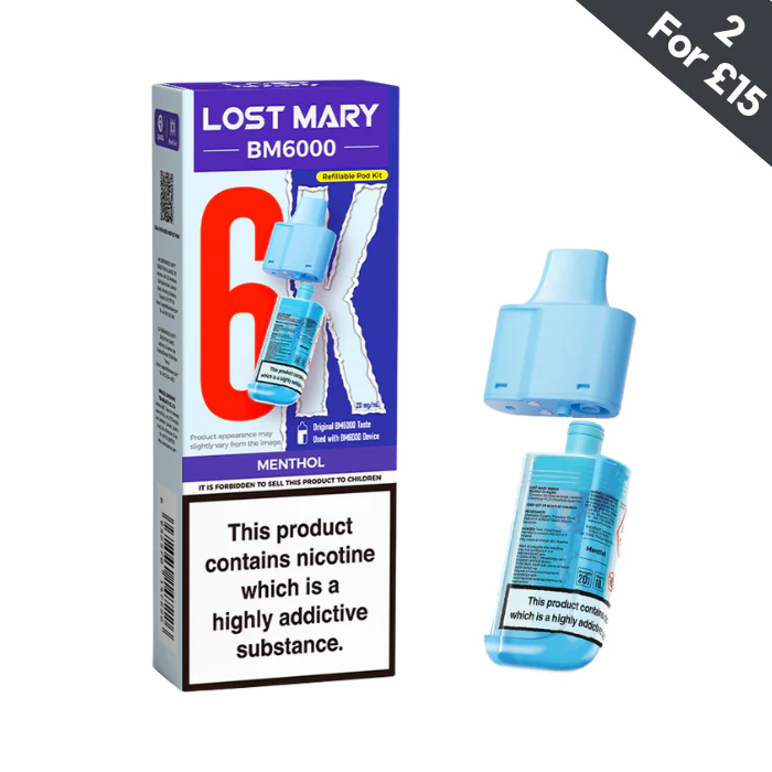 Menthol - Lost Mary BM6000 POD