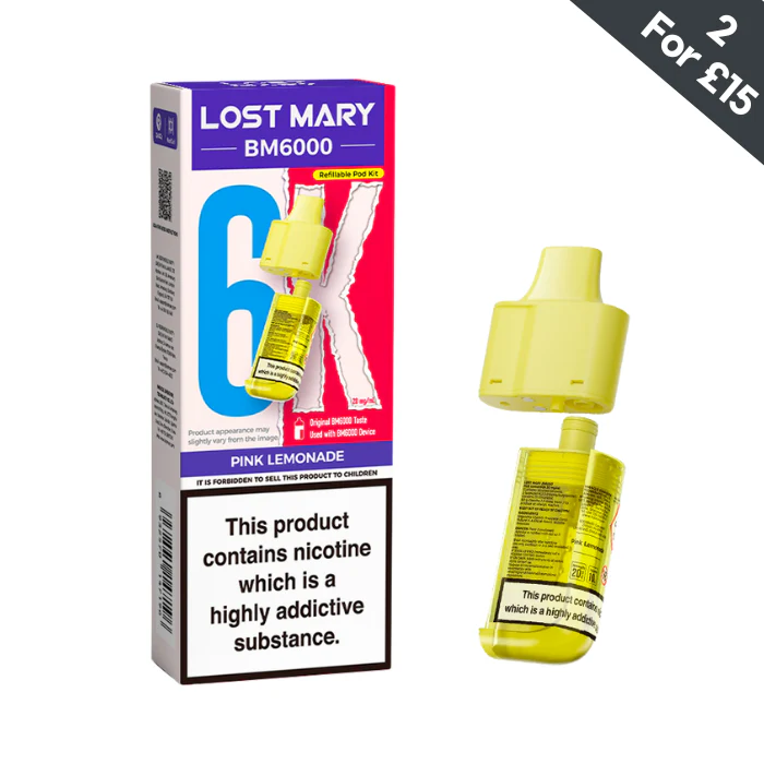 Pink Lemonade - Lost Mary BM6000 POD