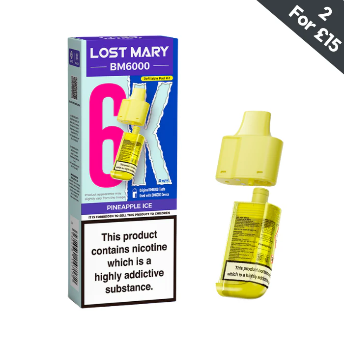 Pineapple Ice - Lost Mary BM6000 POD