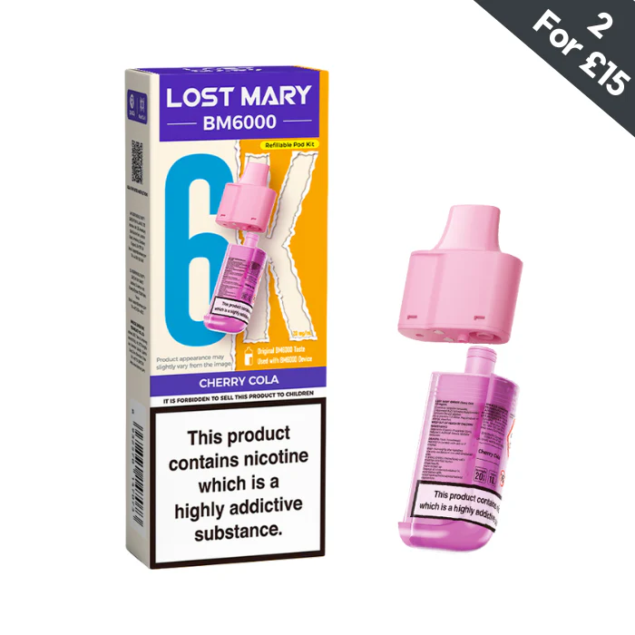 Cherry Cola - Lost Mary BM6000 POD