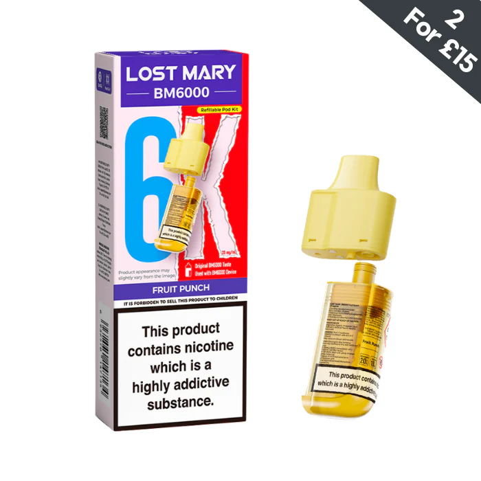Fruit Punch - Lost Mary BM6000 POD
