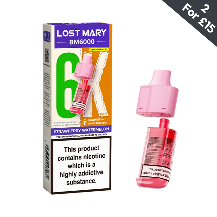 Strawberry Watermelon - Lost Mary BM6000 POD
