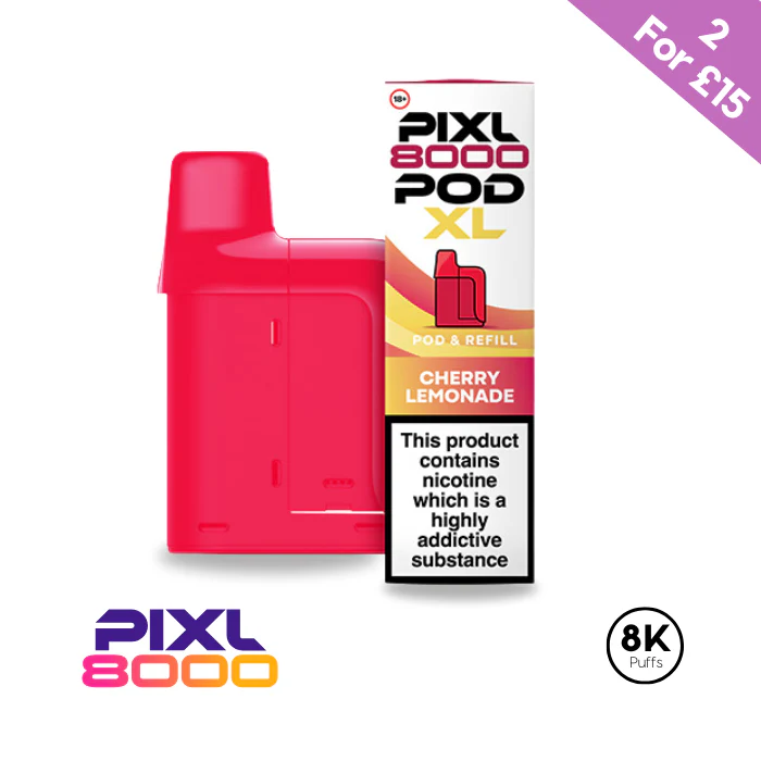 Cherry Lemonade - Pixl 8000 Prefilled Pods