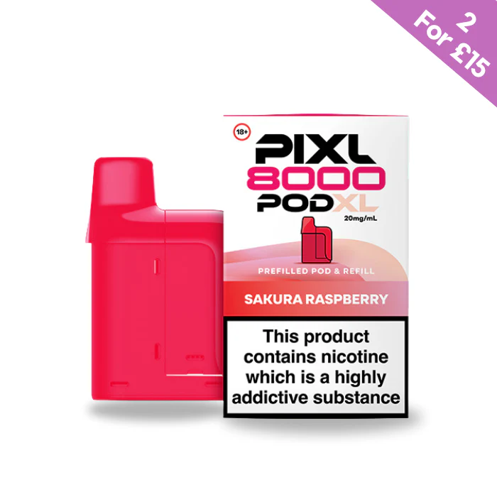 Sakura Raspberry - Pixl 8000 Prefilled Pods