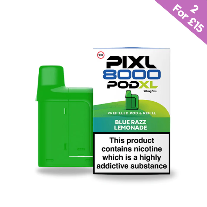 Blue Razz Lemonade - Pixl 8000 Prefilled Pods