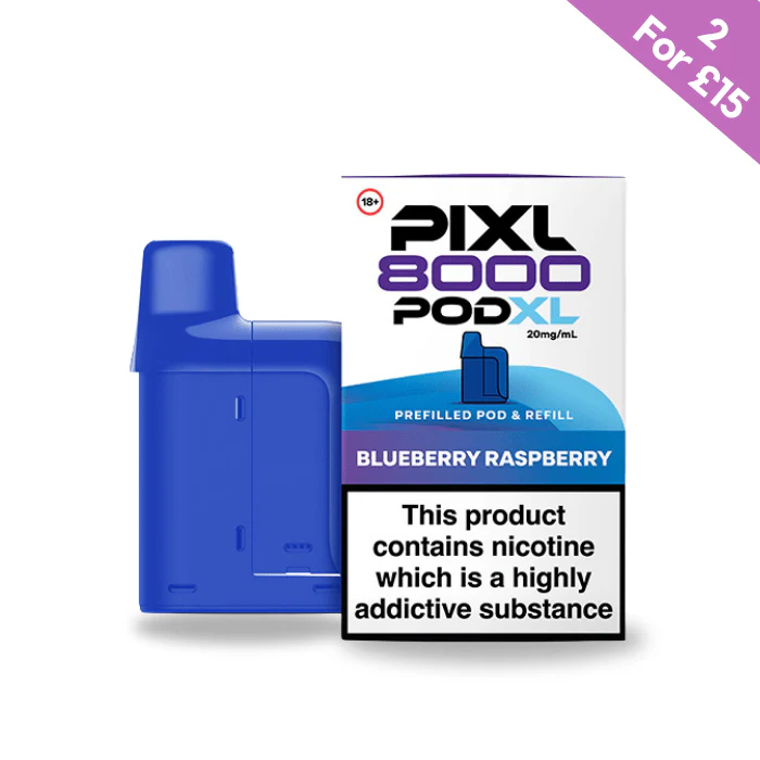 Blueberry Raspberry - Pixl 8000 Prefilled Pods